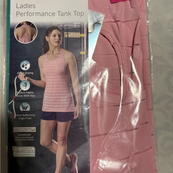 Tops - Pink Performance Tank Top